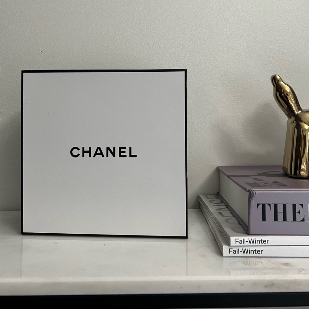 Chanel White/Black Decor Box